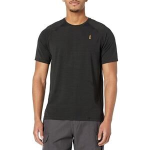 Bass Outdoor Men's Packable Lightweight Technical T-Shirt - Black, Size Medium
